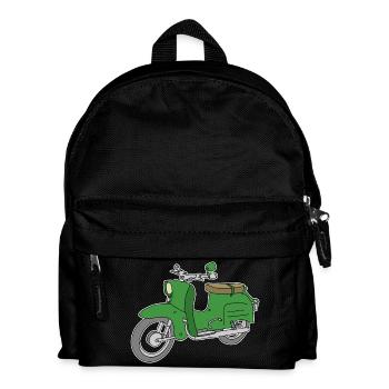 Scooter Simson Schwalbe - Sac à dos Enfant - noir - Devant