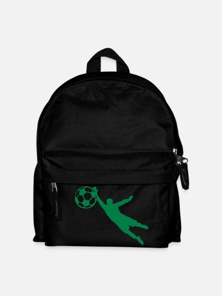Fußball Fußball-Torwart ball1 - Kinder Rucksack - Schwarz