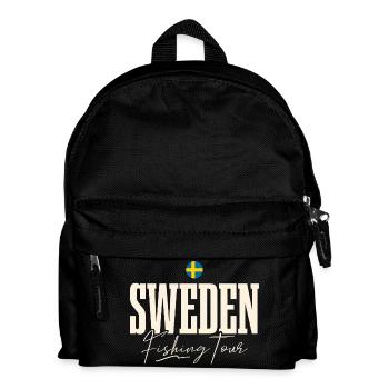 Sweden Fishing Tour - Kids' Backpack - black - Front