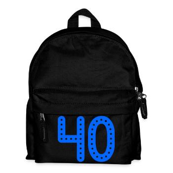 40 JAHRE. 40-jähriges JUBILÄUM. JUBILÄUM 40 JAHRE. 40 - Kinder Rucksack - Schwarz - Vorne