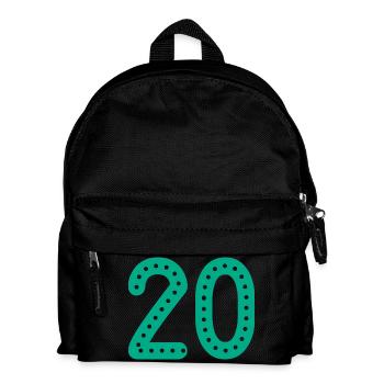 20 ANS. 20e ANNIVERSAIRE. ANNIVERSAIRE 20 ANS. 20 - Sac à dos Enfant - noir - Devant