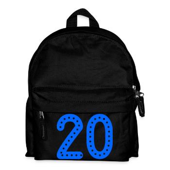 20 ANS. 20e ANNIVERSAIRE. ANNIVERSAIRE 20 ANS. 20 - Sac à dos Enfant - noir - Devant