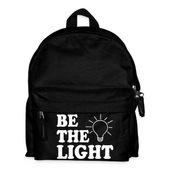 Be the light - Kids' Backpack - black - Front
