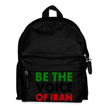 Be the voice of iran - Kids' Backpack - black - Front
