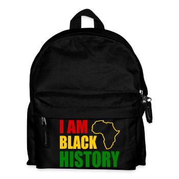 I am black history - Sac à dos Enfant - noir - Devant