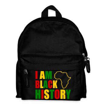 I am black history - Sac à dos Enfant - noir - Devant