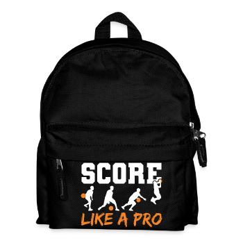 Basketball score like a pro - Kids' Backpack - black - Front