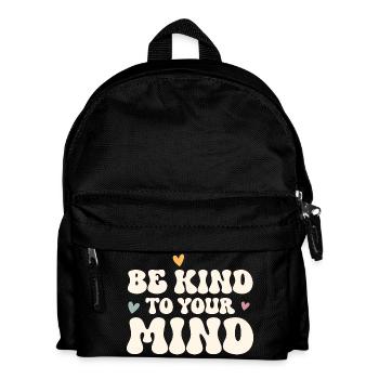 Psychische Gesundheit Mental Health - Kids' Backpack - black - Front