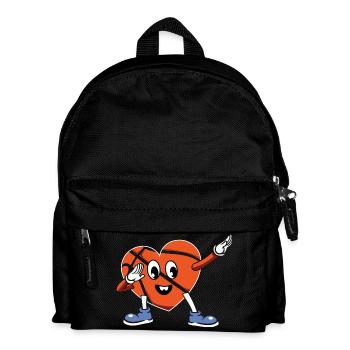 Basketball basketball players - Kids' Backpack - black - Front