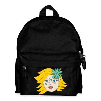 summer girl - Kinder Rucksack - Schwarz - Vorne