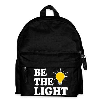 Be the light - Kids' Backpack - black - Front