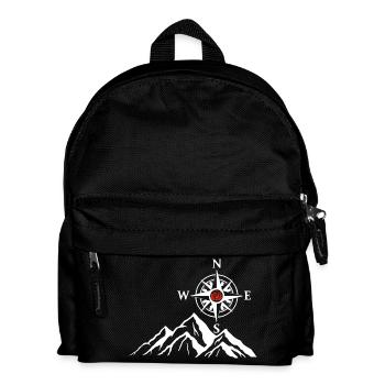 The White Mountain and the Compass Rose - Kids' Backpack - black - Front