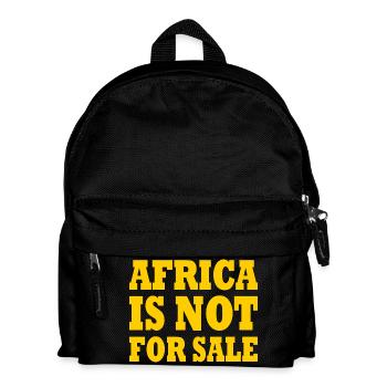 africa is not for sale - Kids' Backpack - black - Front