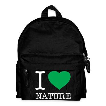 J’AIME LA NATURE - Sac à dos Enfant - noir - Devant
