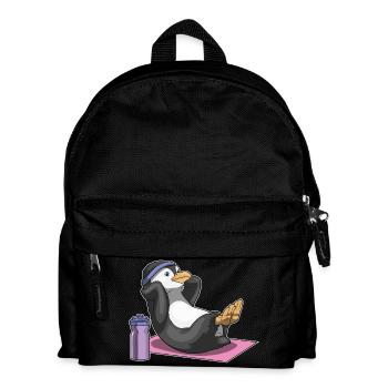 Penguin Abdomen Training Bodybuilding - Sac à dos Enfant - noir - Devant