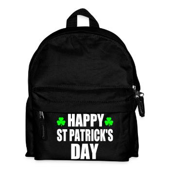 happy st patrick's day - Kinder Rucksack - Schwarz - Vorne