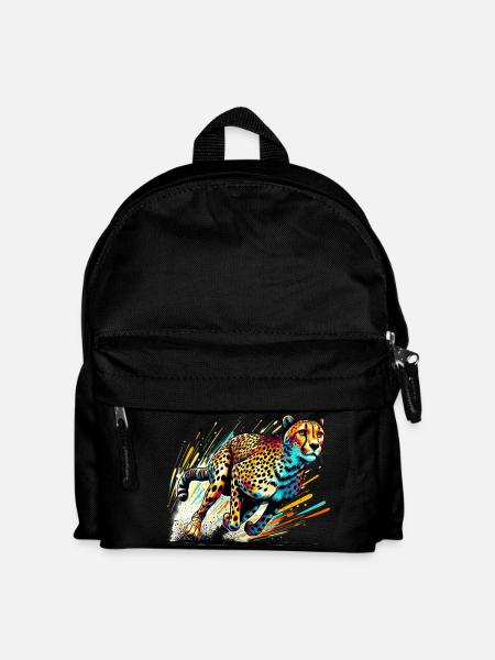 Gepard - Kinder Rucksack - Schwarz