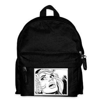 34 Mädchen - Kinder Rucksack - Schwarz - Vorne