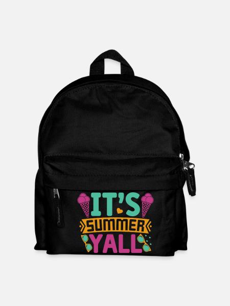 Its Summer Yall - Kids' Backpack - black