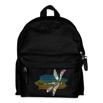 Libelle - Kinder Rucksack - Schwarz - Vorne