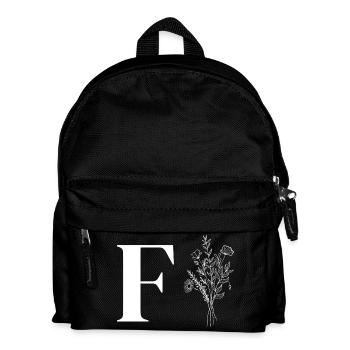 Minimalist flowers - Kids' Backpack - black - Front