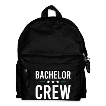 Bachelor Crew - Kinder Rucksack - Schwarz - Vorne