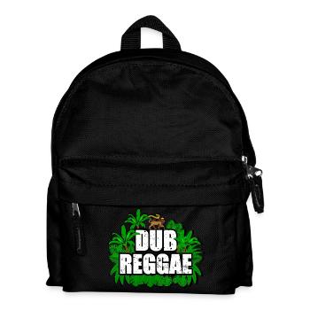 Reggae Dub - Kinder Rucksack - Schwarz - Vorne