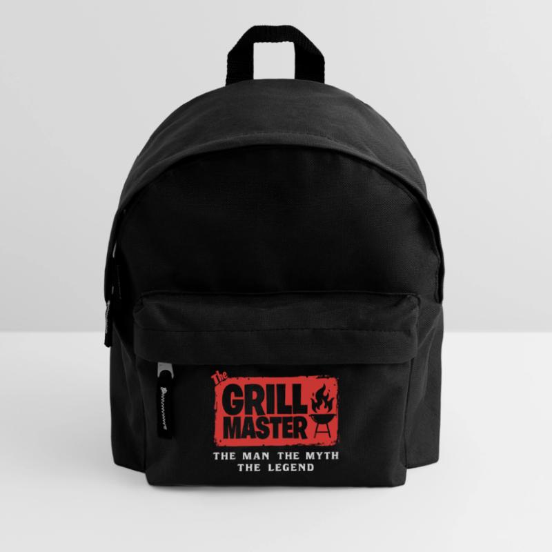 The Grillmaster BBQ Grillen Kultspruch Kinder Rucksack