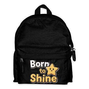 Né pour briller – Strahlender Stern - Sac à dos Enfant - noir - Devant