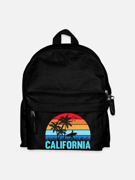 California - Kinder Rucksack - Schwarz