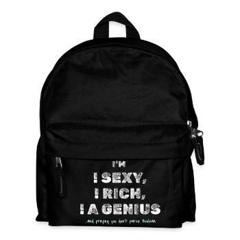 Blague booléenne - T-shirt de développement drôle - Sac à dos Enfant - noir - Devant