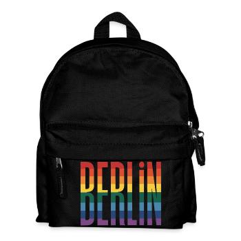 Berlin - Logo de la ville queer cool - Sac à dos Enfant - noir - Devant