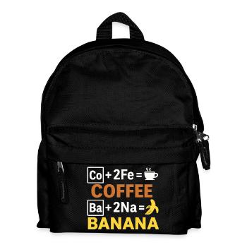 Équation café-banane - Sac à dos Enfant - noir - Devant