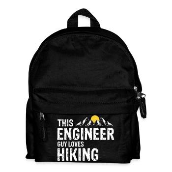 Engineer Who Hikes Proud Trail Trekker Outdoor Fan - Kinder Rucksack - Schwarz - Vorne