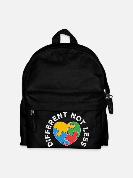 PuzzleHeart Diversity Combines Colors - Kids' Backpack - black