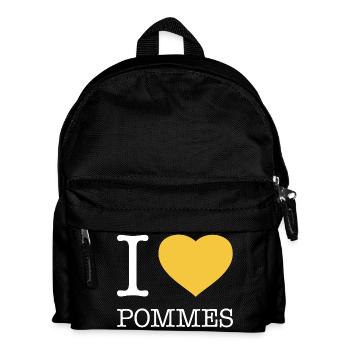 I love fries - Kids' Backpack - black - Front