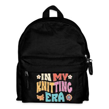 À l’époque du tricot - Sac à dos Enfant - noir - Devant