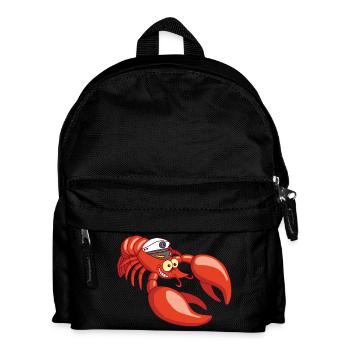 Le capitaine homard - Sac à dos Enfant - noir - Devant