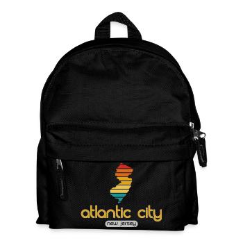 Atlantic City - New Jersey - United States America - Kids' Backpack - black - Front
