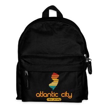 Atlantic City - New Jersey - United States America - Kids' Backpack - black - Front