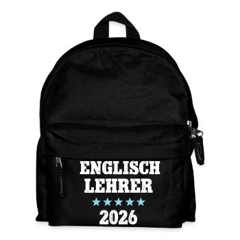 English Teacher 2026 Occupation Studies Teacher Training - Kids' Backpack - black - Front