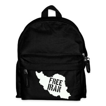 Iran Freedom Free Iran - Kids' Backpack - black - Front