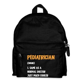Pädiater mit Extra-Stil - Kinder Rucksack - Schwarz - Vorne