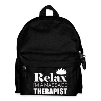 Chemise Relax Massage Therapy - Sac à dos Enfant - noir - Devant