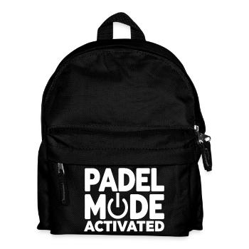 Padel Fashion Activated Power Button Sport Style - Kids' Backpack - black - Front