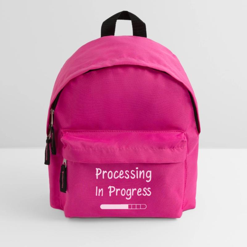 Processing In Progress Loading Bar Statement Kids' Backpack