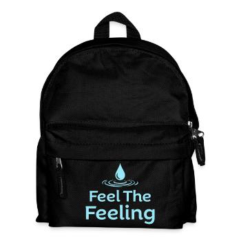 Ressentir le sentiment pleine conscience Gouttes d’eau - Sac à dos Enfant - noir - Devant