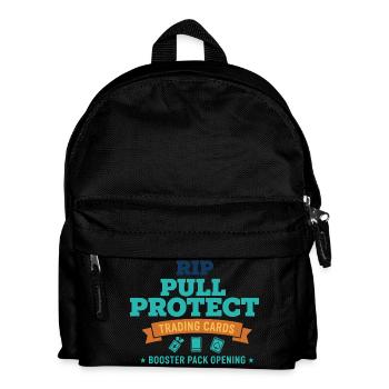 Rip Pull Protect Trading Cards Booster Pack - Kinder Rucksack - Schwarz - Vorne