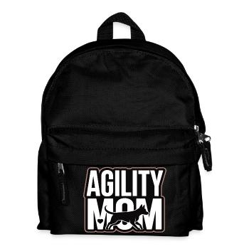 Maman Agility – Maman des Chiens de sport canin - Sac à dos Enfant - noir - Devant