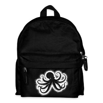 Poulpe masculine pour enfants Poulpe - Sac à dos Enfant - noir - Devant